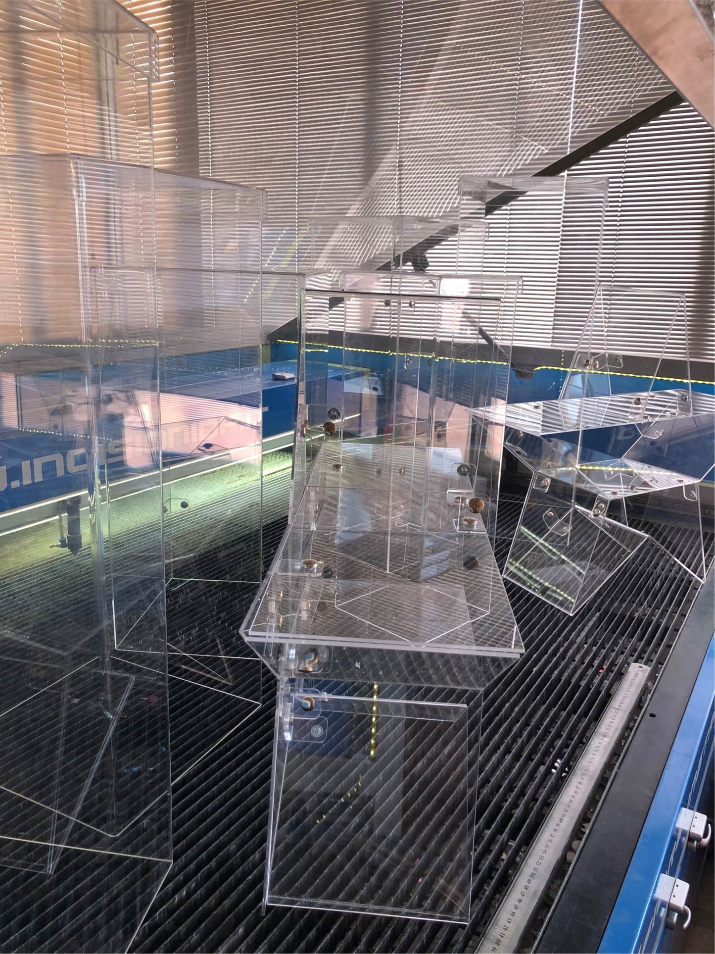 Plexiglass scaffali e alzatine