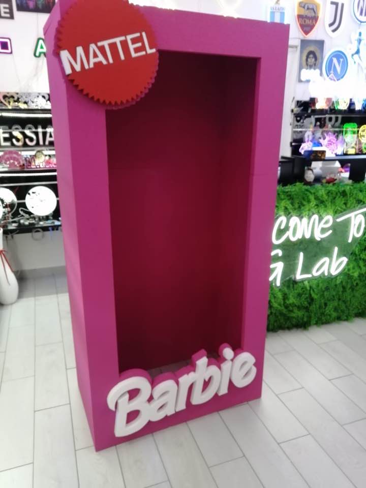 Polistirolo scatole Barbie