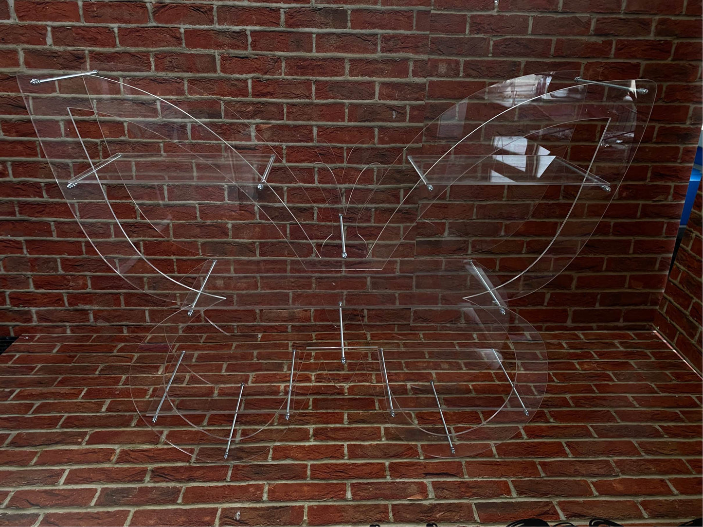 Plexiglass scaffali e alzatine