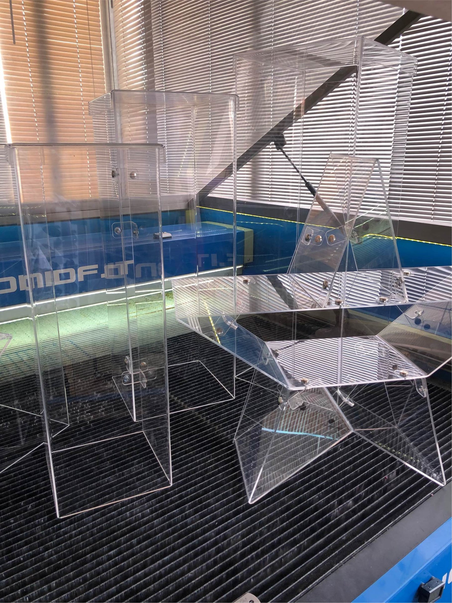 Plexiglass scaffali e alzatine