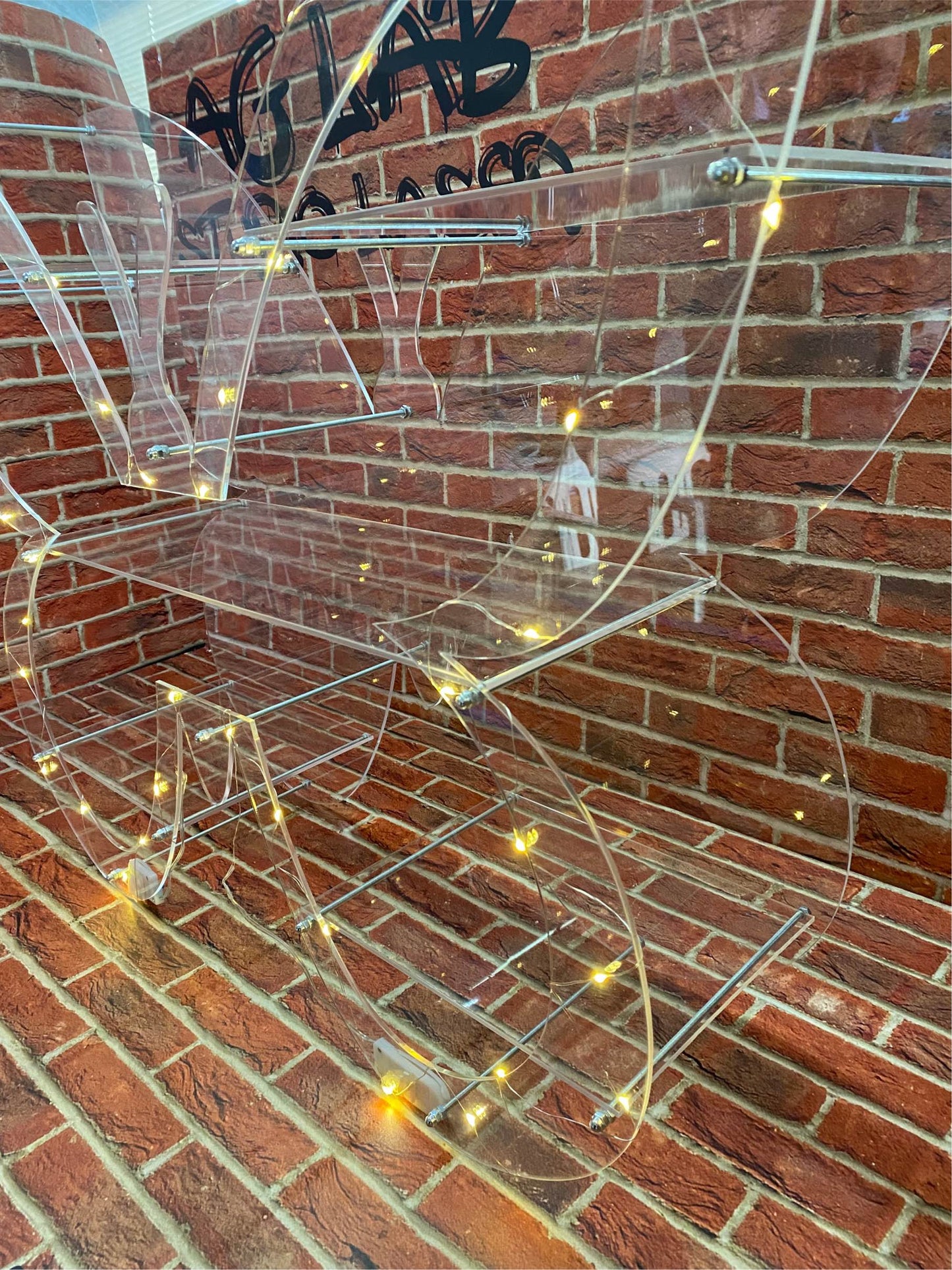 Plexiglass scaffali e alzatine