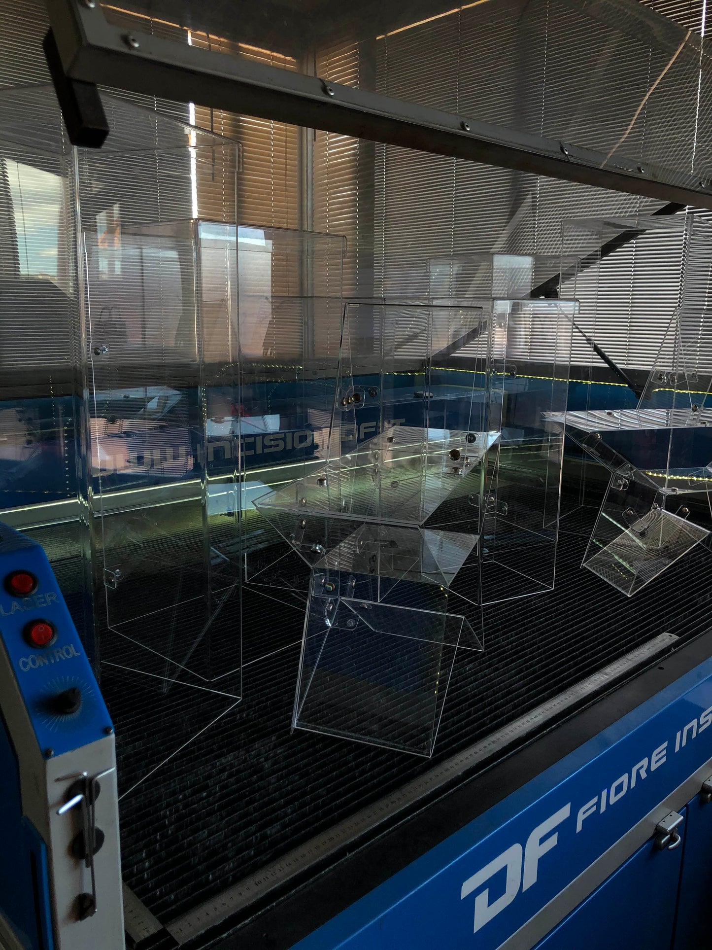 Plexiglass scaffali e alzatine