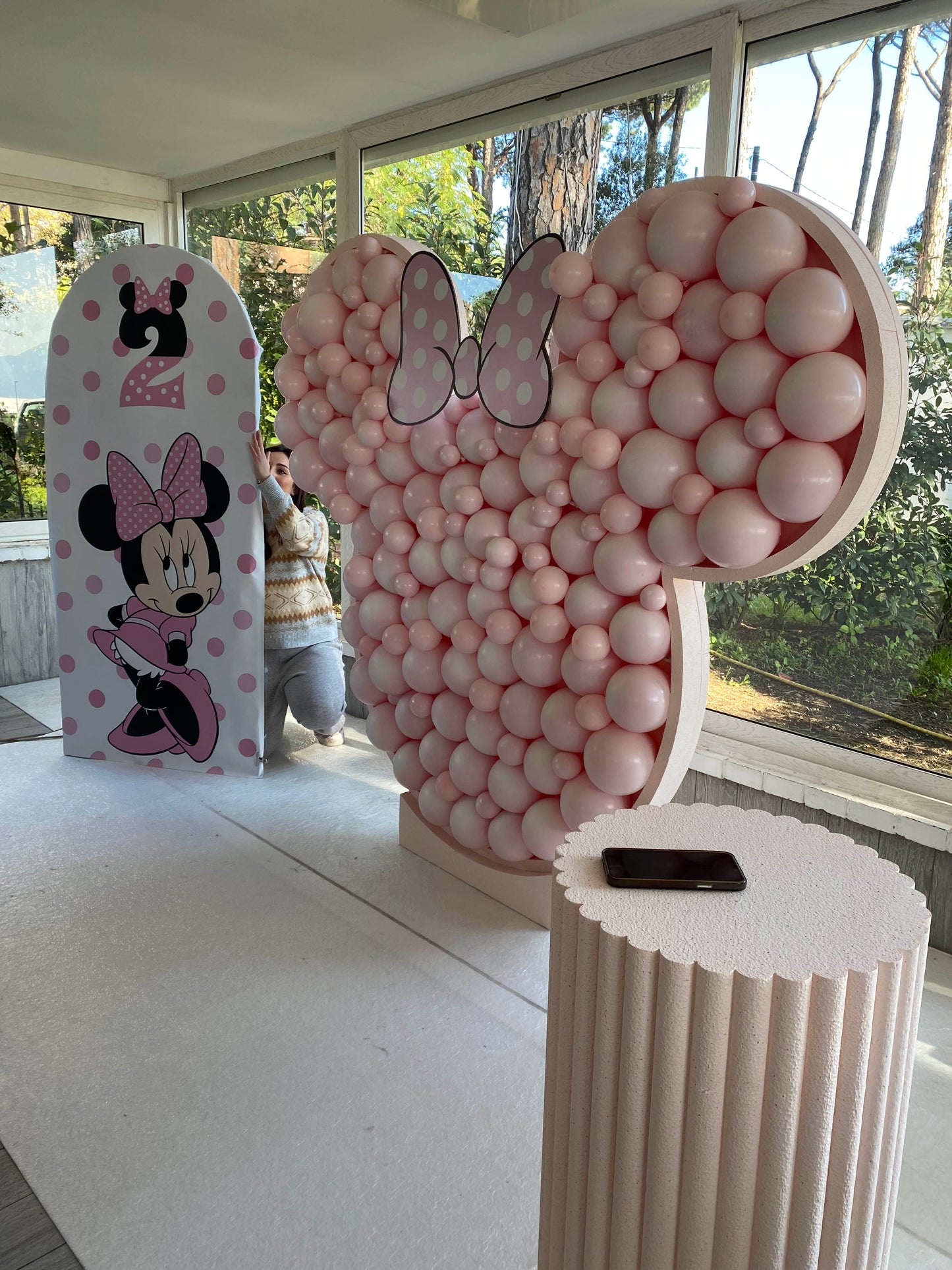 Polistirolo testa Minnie