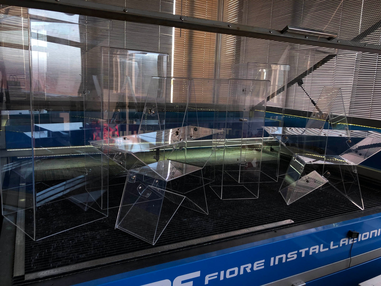 Plexiglass scaffali e alzatine