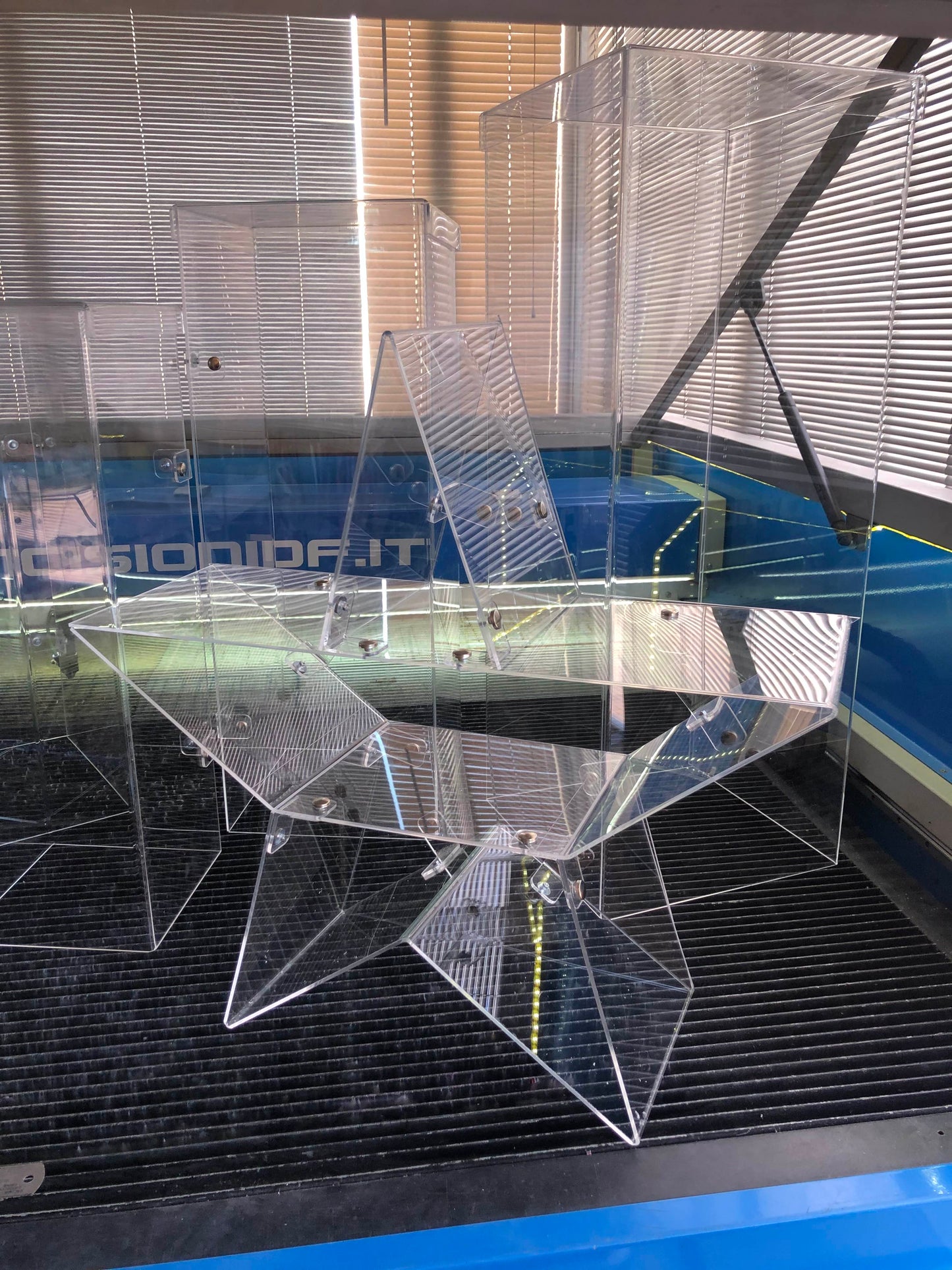 Plexiglass scaffali e alzatine