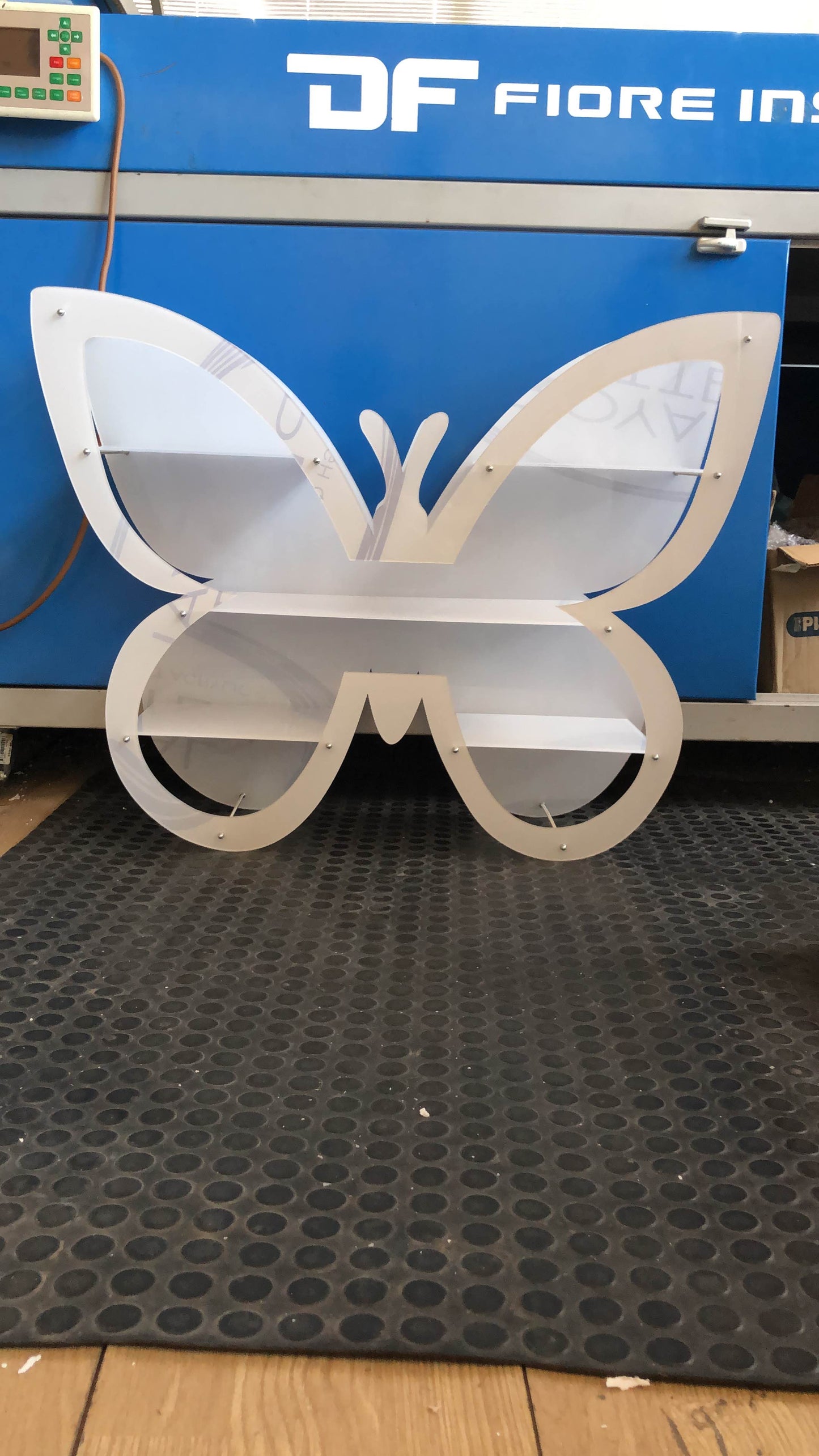 Plexiglass scaffali e alzatine