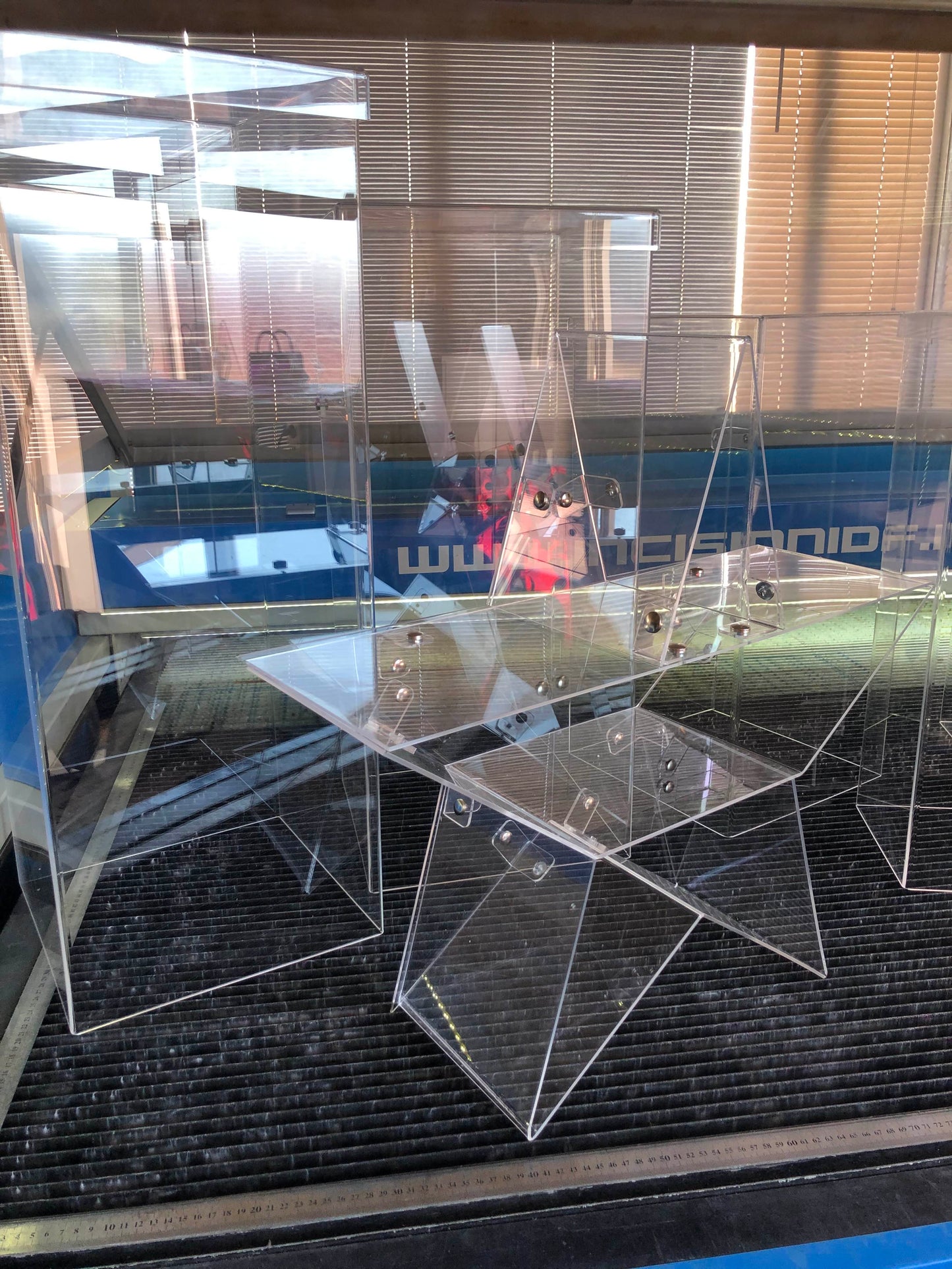 Plexiglass scaffali e alzatine