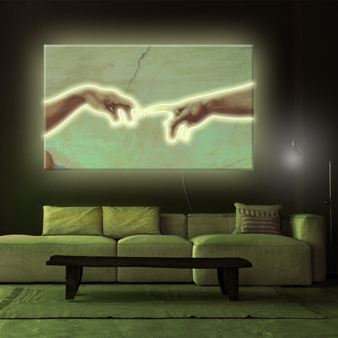 Quadro in Forex Michelangelo a LED