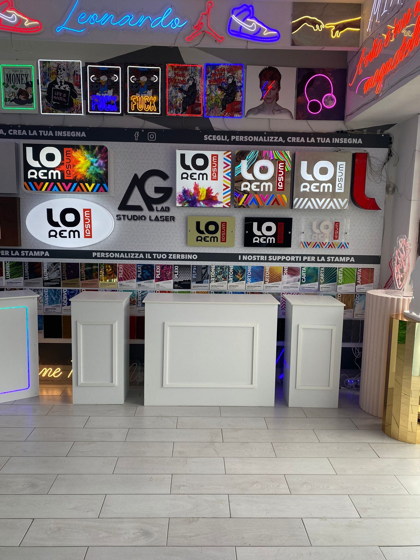 Polistirolo tris boiserie