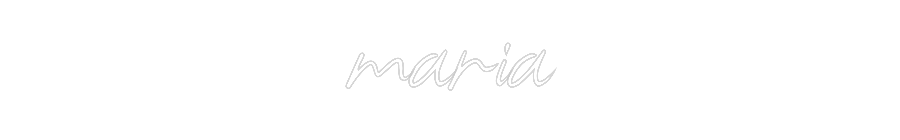 Custom Neon: maria