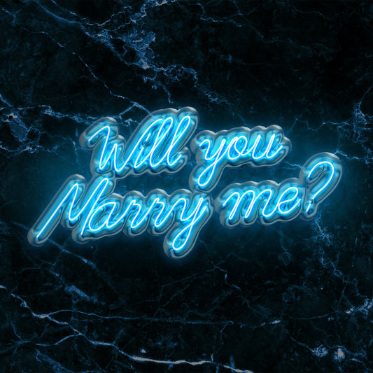 Scritta a LED Wedding 120x58 cm