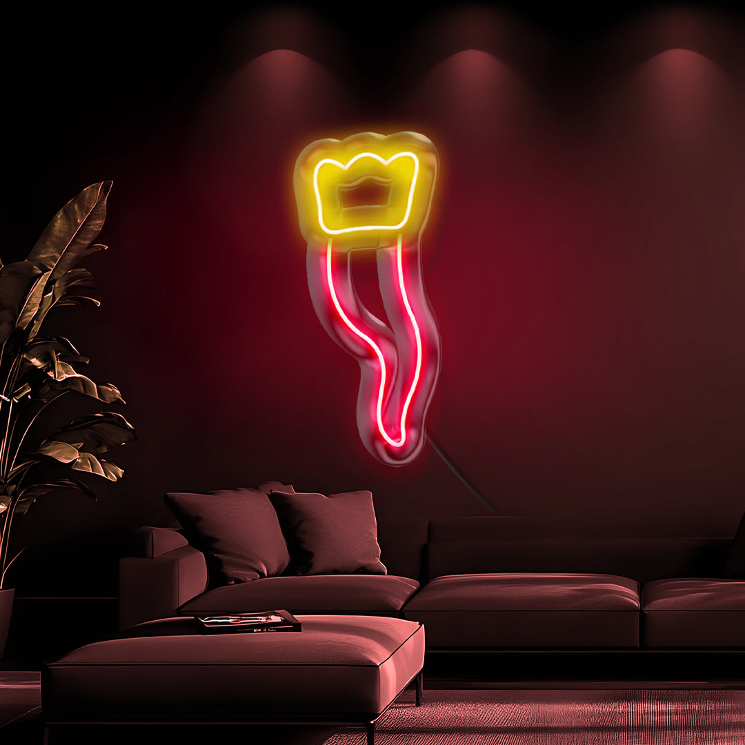 Scritta a LED "Curniciello" 50x21 cm