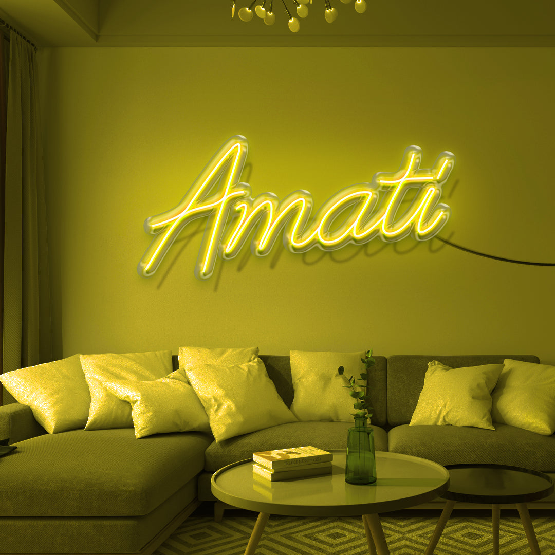 Scritta a LED Amati 100x46 cm