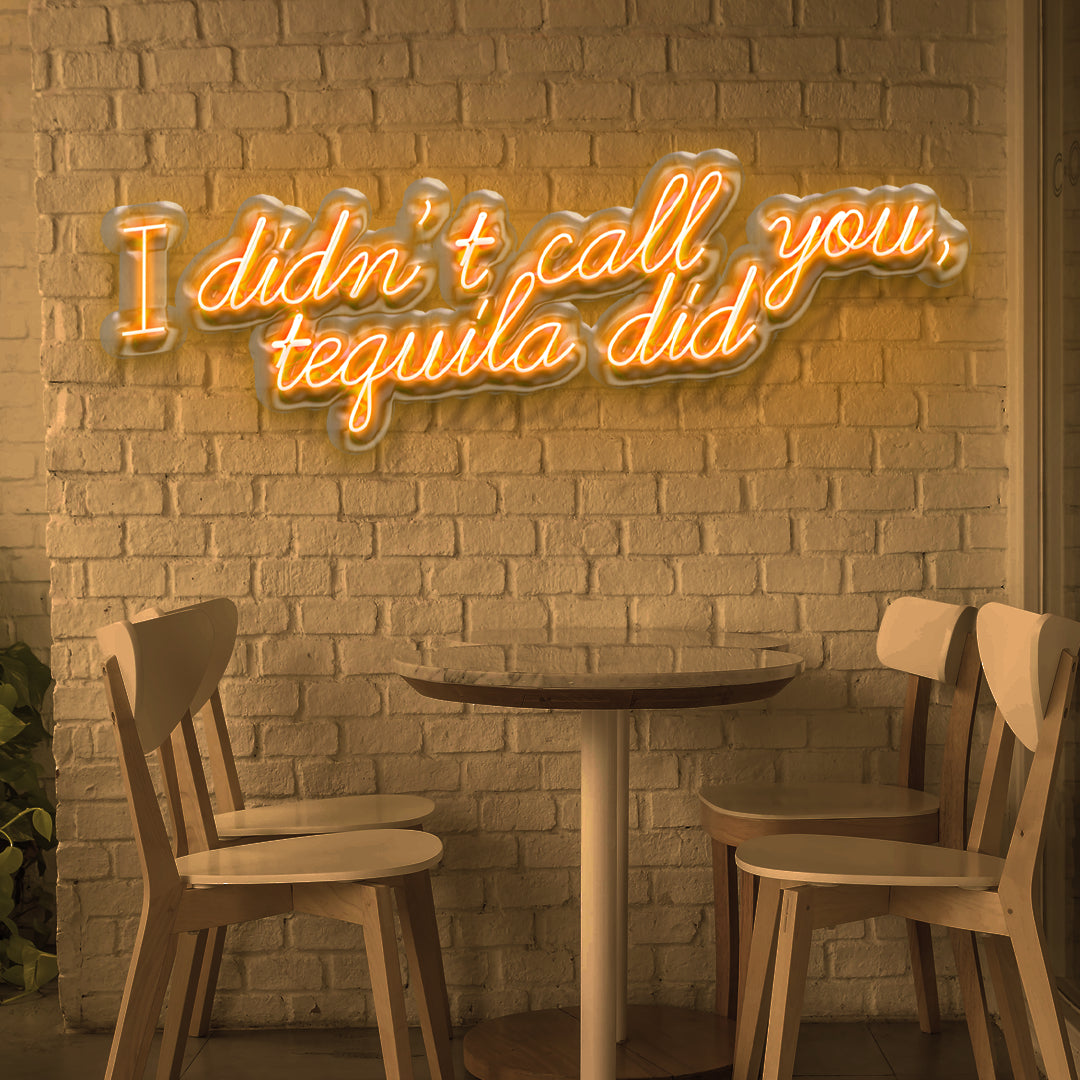 Scritta a LED Tequila 150x47 cm