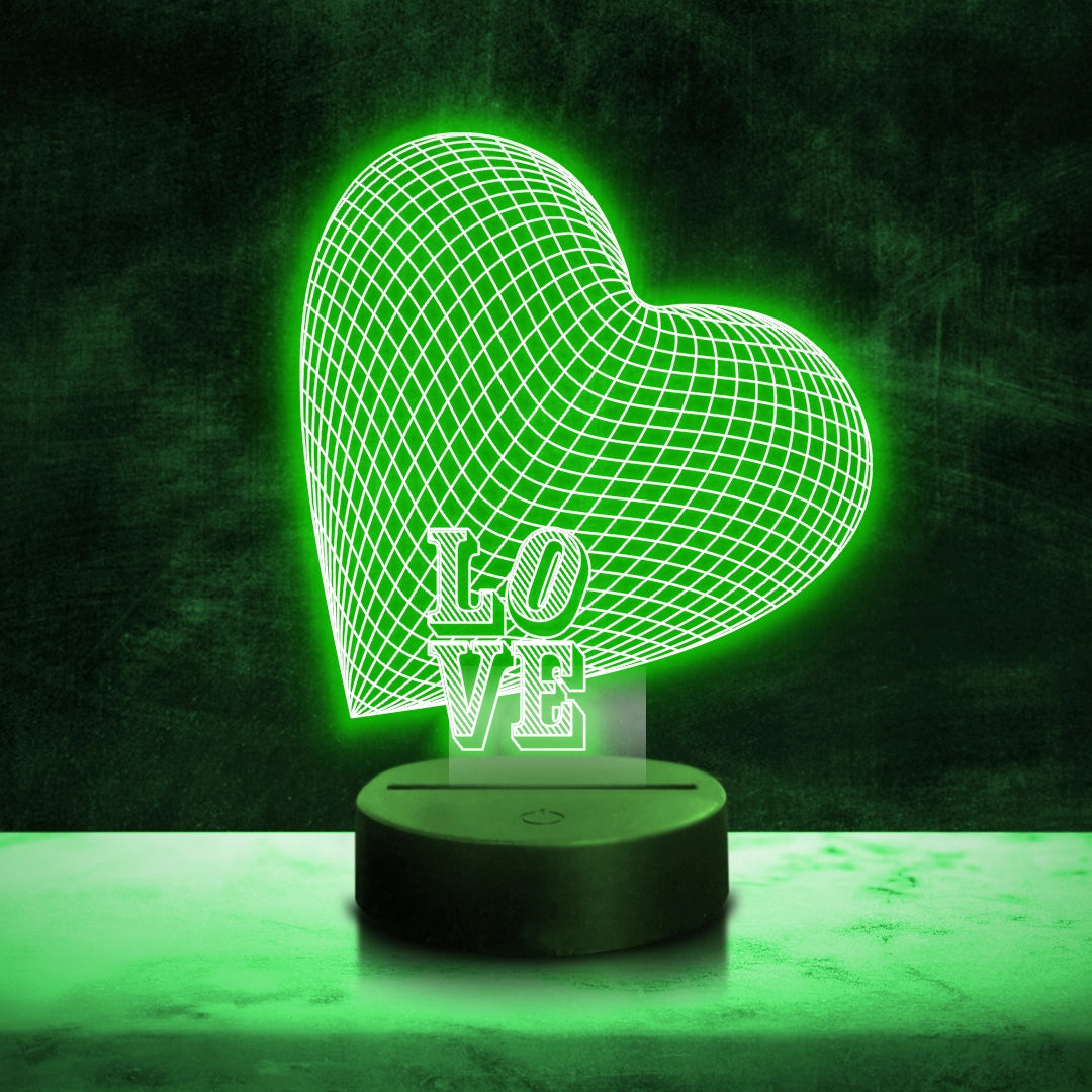 Lampada a LED Cuore Love