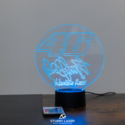 Lampada Led Valentino Rossi Firma