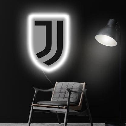 Quadro in Forex Stemma FC Juventus a LED