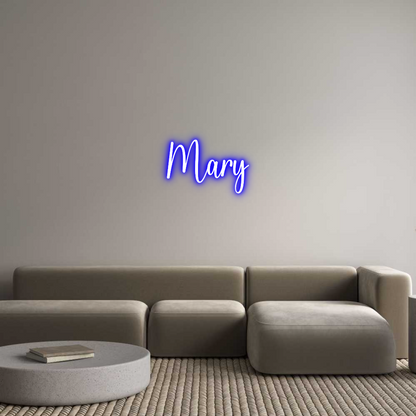 Custom Neon: Mary