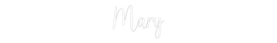 Custom Neon: Mary