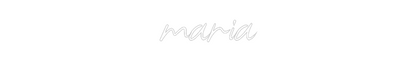 Custom Neon: maria