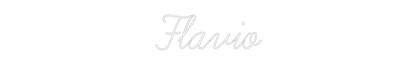 Custom Neon: Flavio